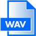 WAV File Extension Icon 72x72 png